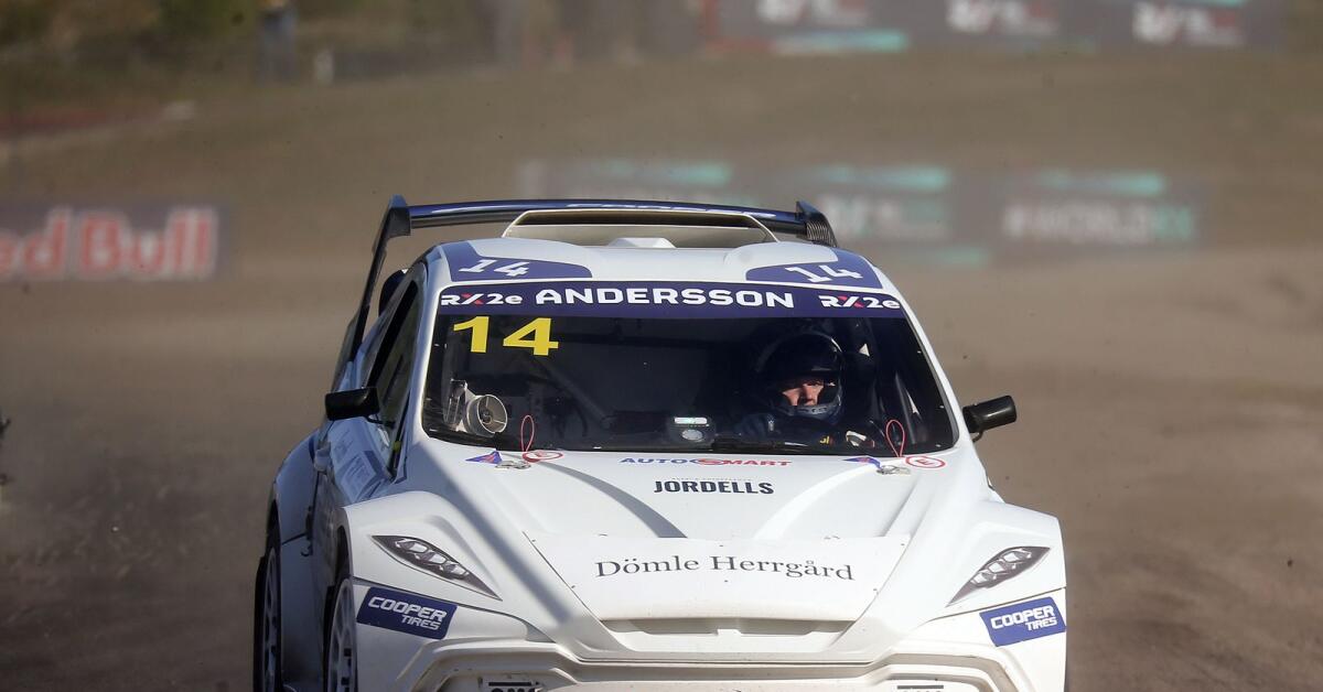Andersson lät bryta i semifinalen – bilen stannade