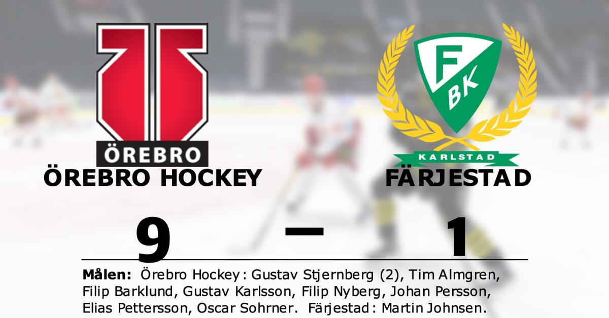 Färjestad utklassat av Örebro Hockey borta