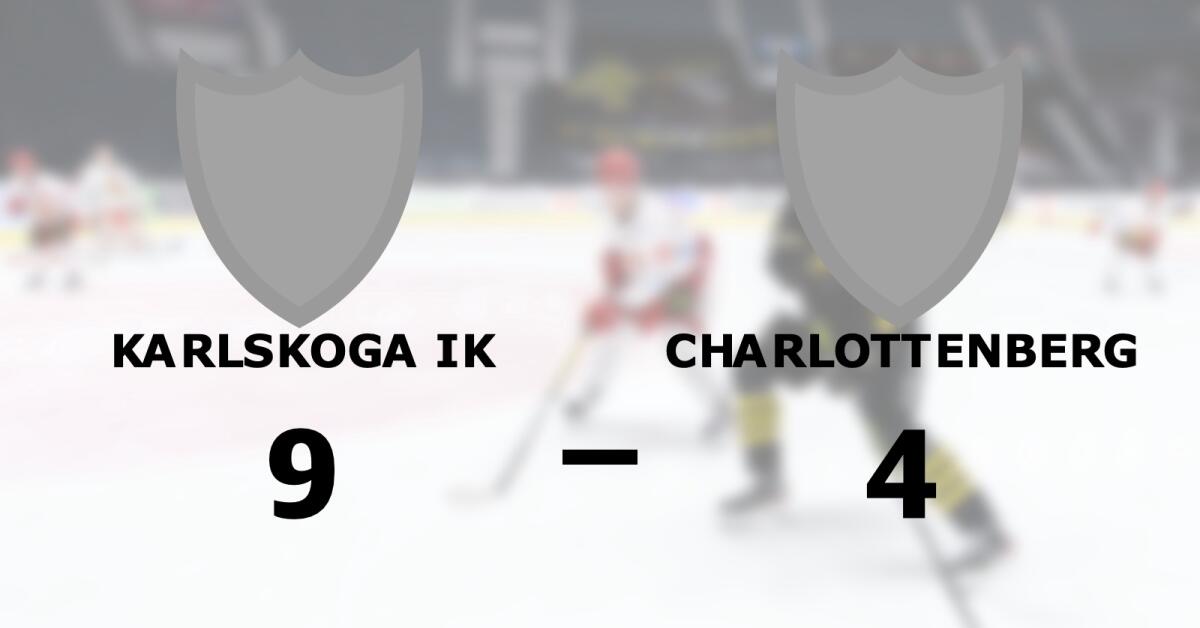 Charlottenberg förlorade mot Karlskoga IK – släppte in fem mål i tredje perioden