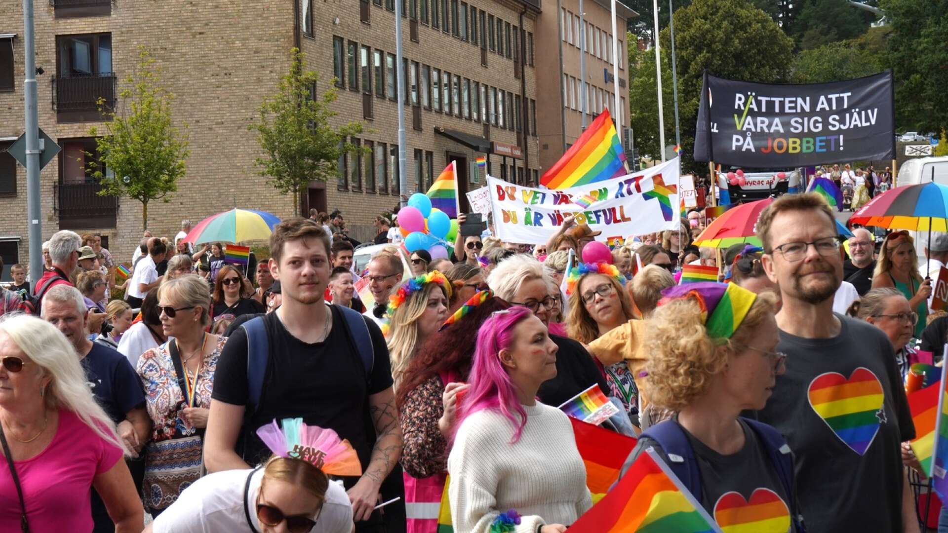 En bild från Karlskoga Pride 2023.