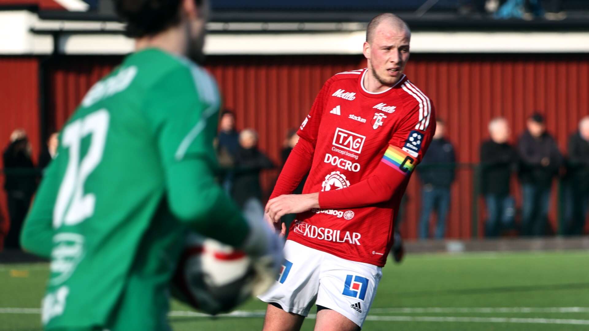 Ludvig Gran och hans FBK Karlstad förlorade hemma mot Hammarby TFF med uddamålet (0–1).
