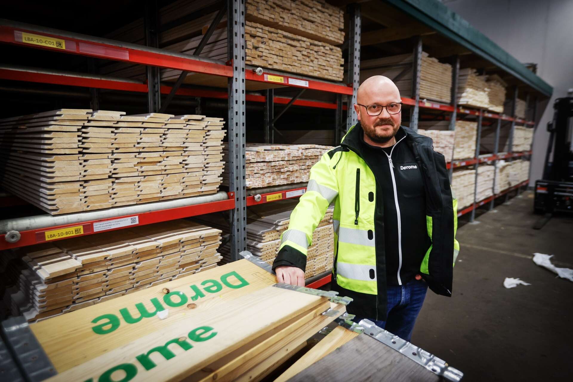 Johan Larsson är platschef för den nya butiken på 10 000 kvadratmeter på Lamberget i Karlstad.