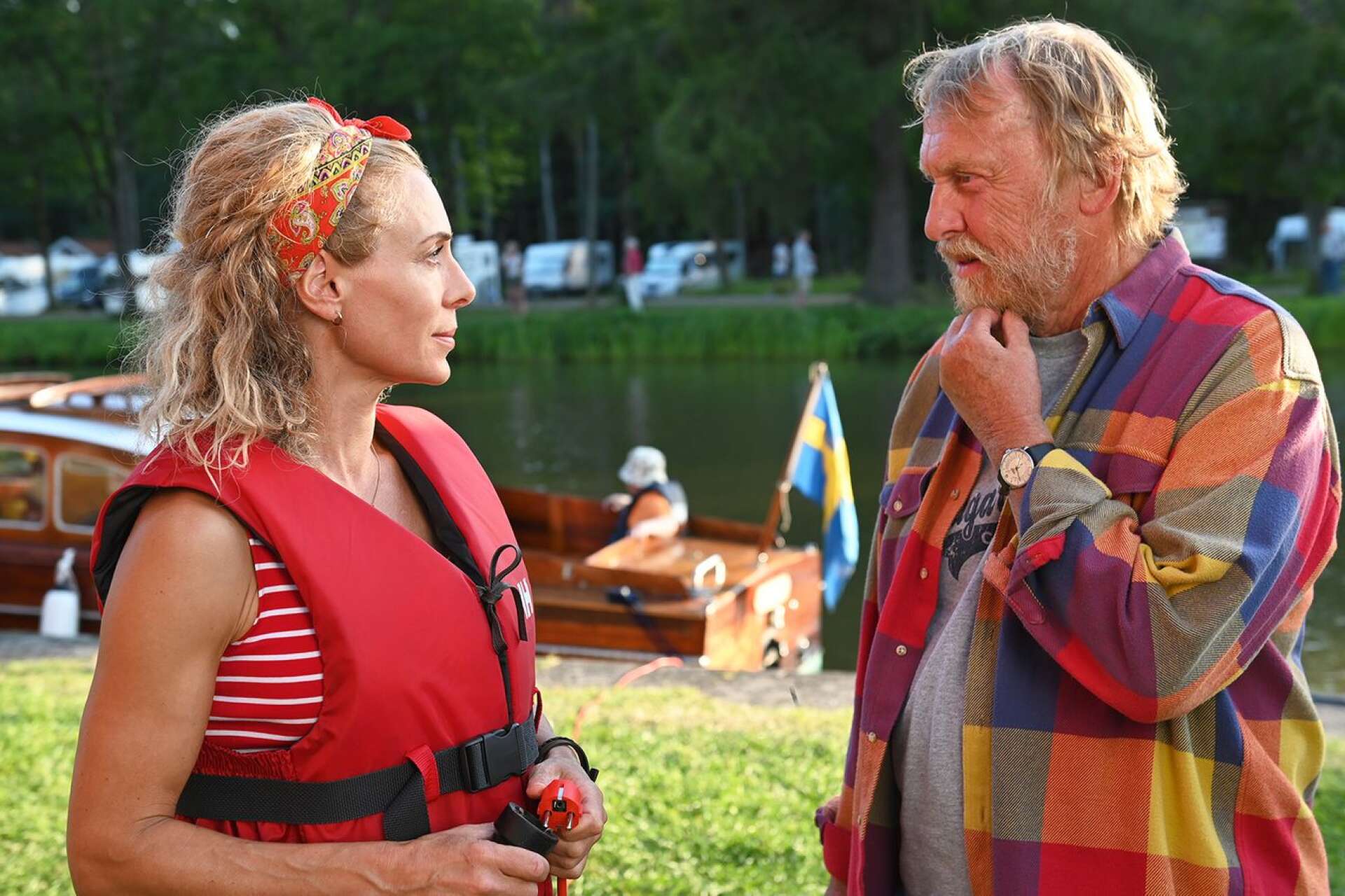 Eva Röse och Thomas von Brömsen från ”Göta kanal – vinna eller försvinna”.