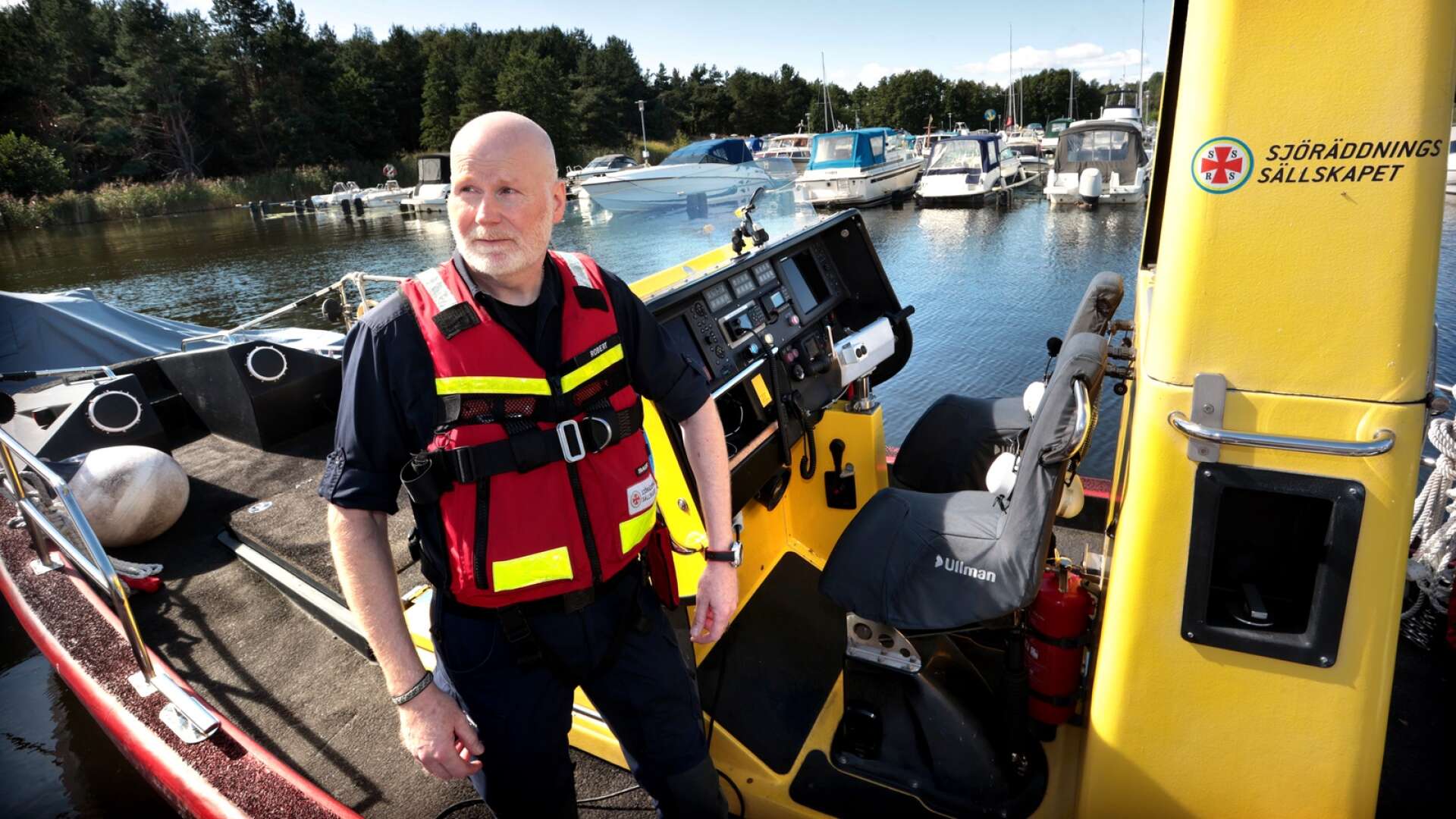 Robert Selling, stationschef Sjöräddningssällskapet Hammarö, kan sammanfatta en sommar med många insatser. Dock har man klarat sig från de mest dramatiska räddningarna.