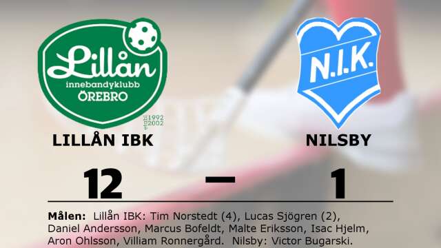 Lillån IBK vann mot Nilsby IK