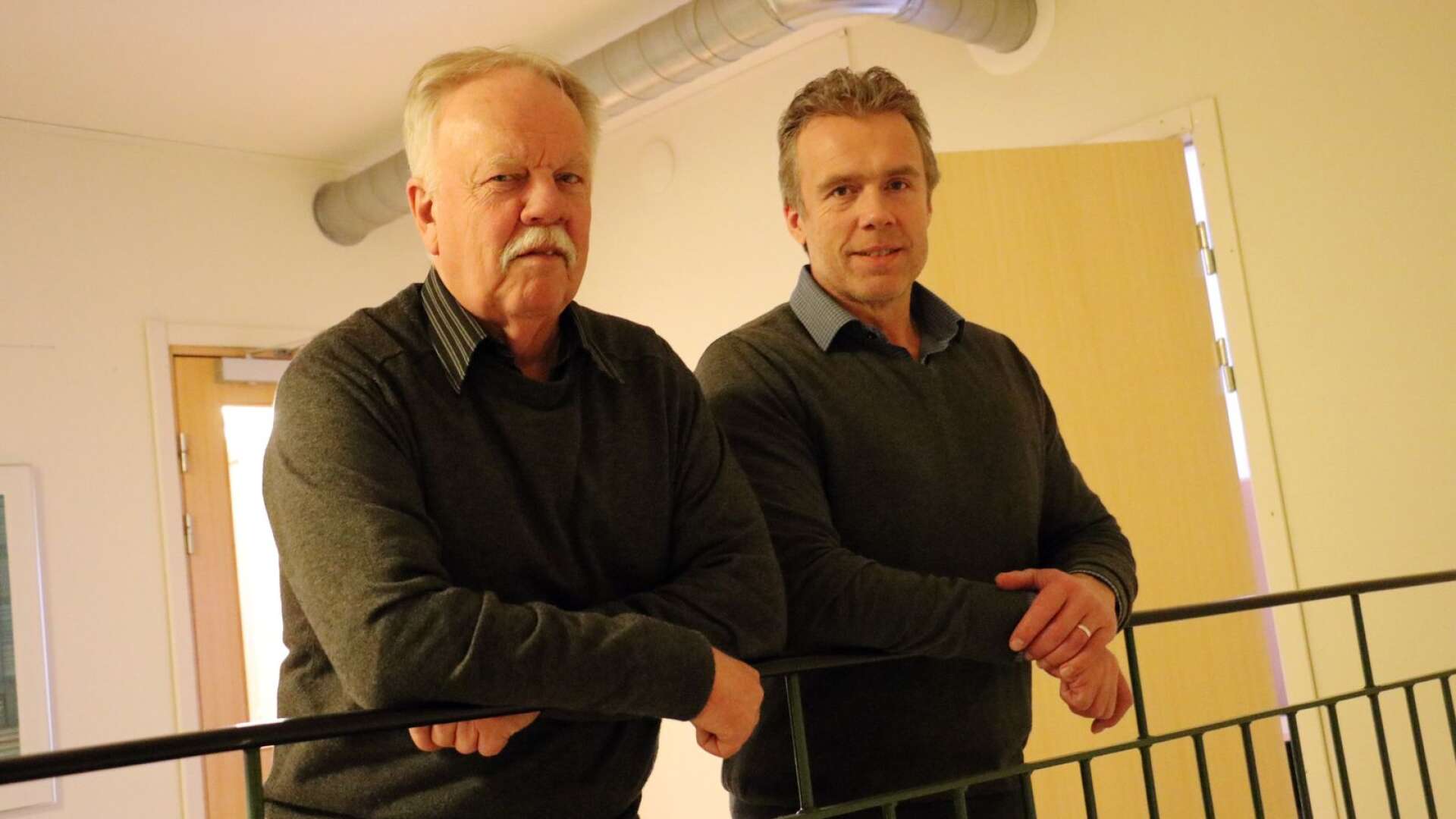 Olle Engström (S), förste vice ordförande i barn- och utbildningsnämnden, och Patrik Fornander (M), andre vice ordförande. 