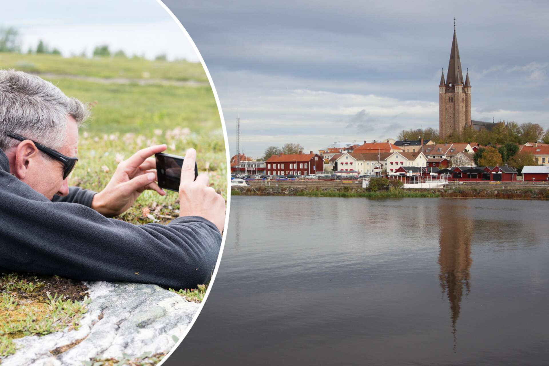 På två platser i Mariestad ska kommunen sätta ut så kallade fotoramar som hjälper turister och andra besökare att få riktiga vykortsbilder från stan.