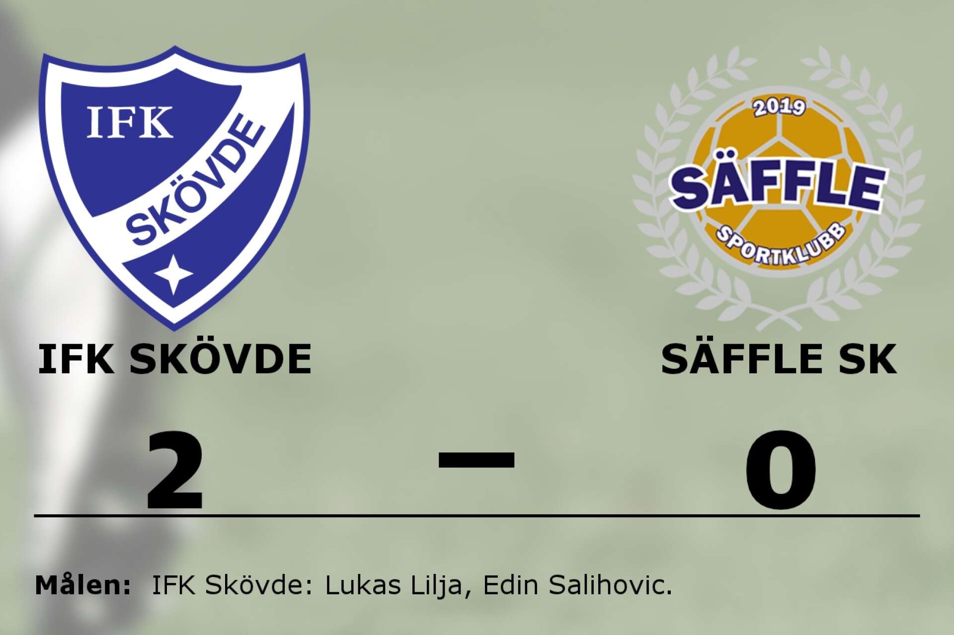 IFK Skövde fotboll vann mot Säffle SK