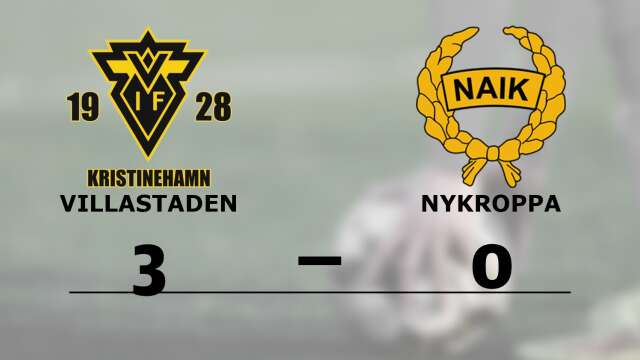 Villastadens IF vann mot Nykroppa AIK
