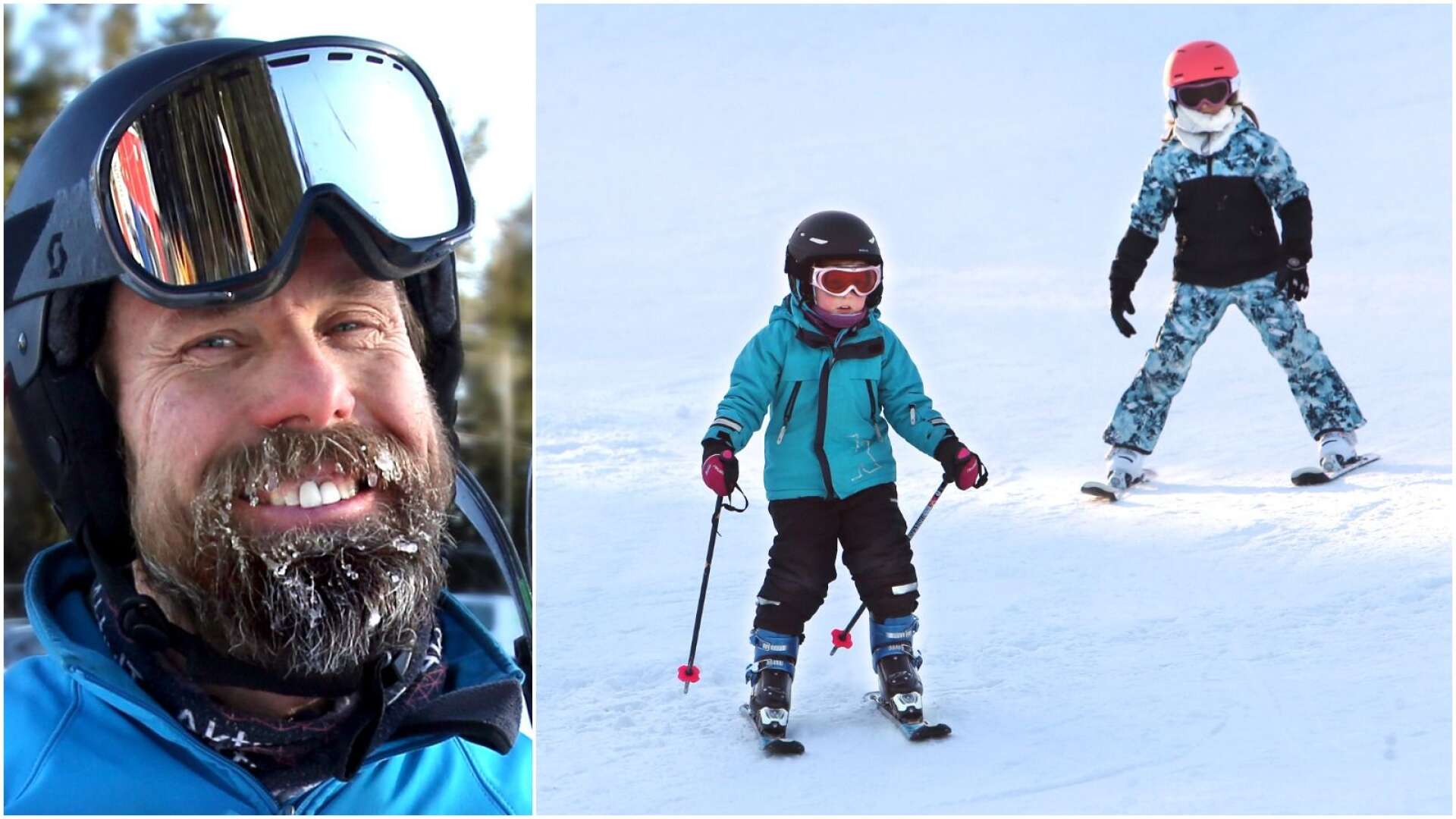 Bilderna från skidbacken • Pappan Niclas Tanhau, 52: ”Jag har åkt skidor nästan hela mitt liv&quot;