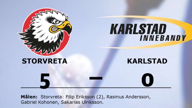 Storvreta IBK vann mot Karlstad IBF Herr
