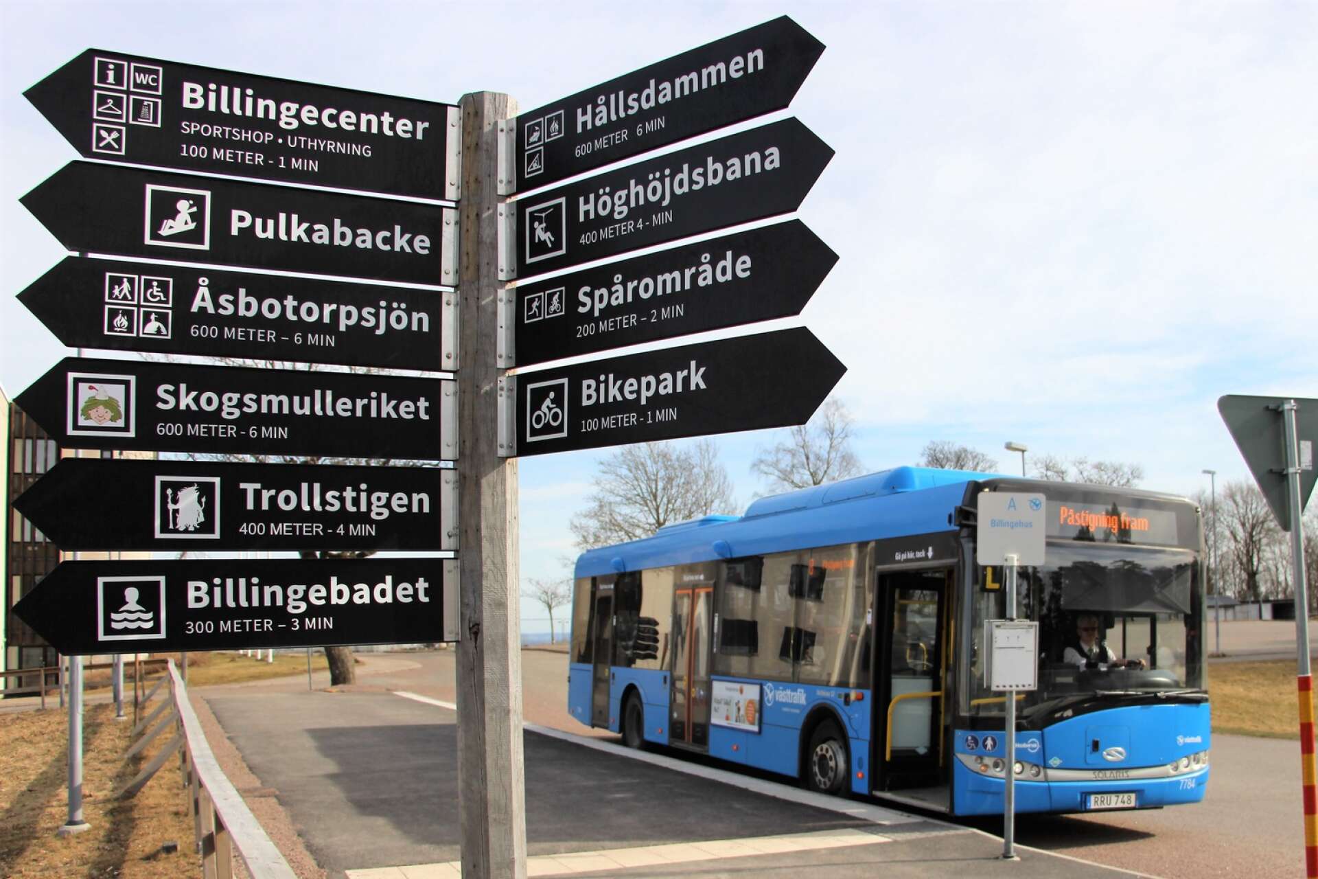 Från och med den 10 december börjar linje 9 köra mellan Skövde Resecentrum och Billingen, via Arena Skövde. 