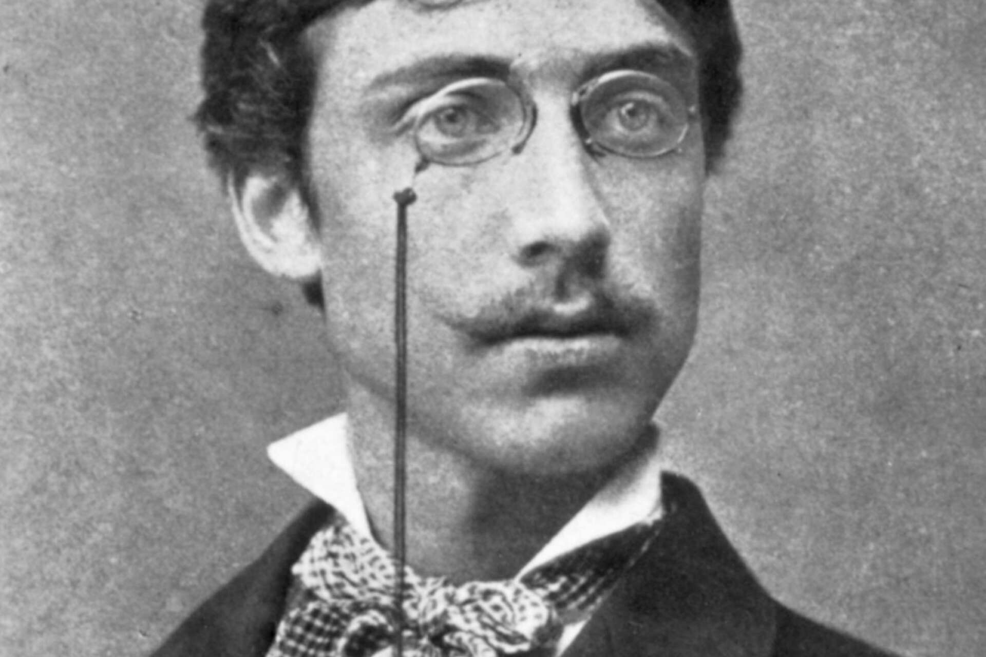 Författaren Gustaf Fröding levde 1860 till 1911.