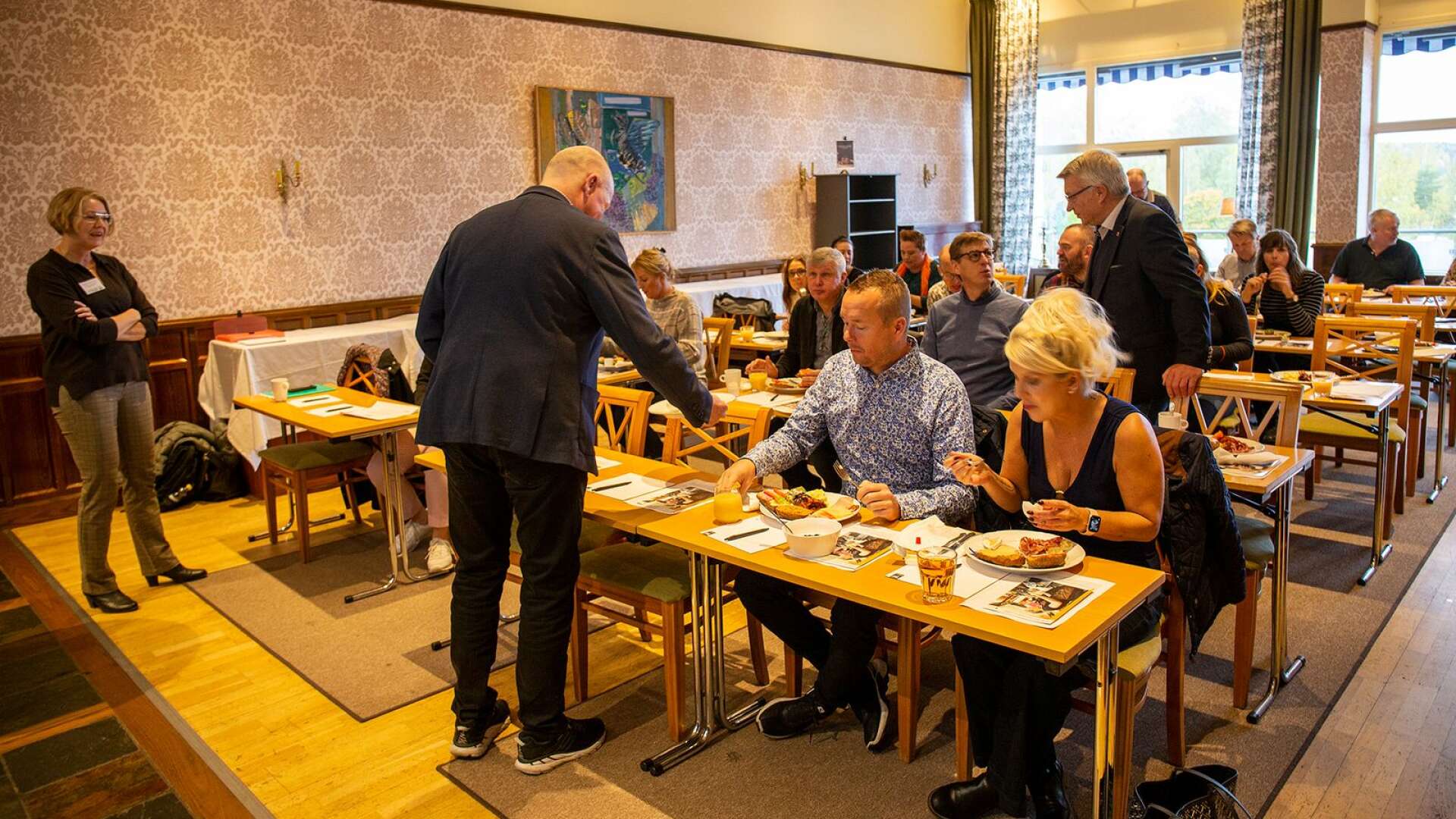 Bengtsfors kommun anordnade en näringslivsfrukost med representanter från lokala företag, stora som små. 