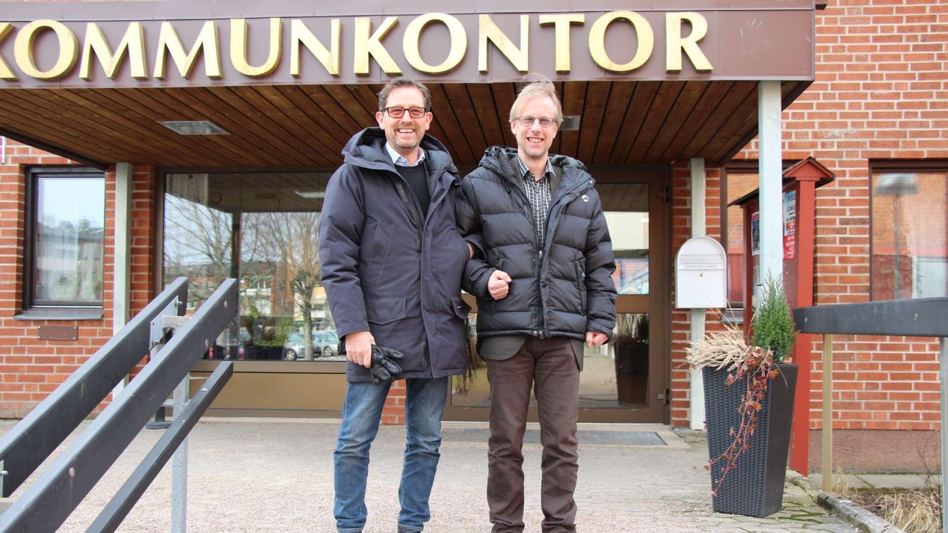 Håller ihop – Munkfors kommunchef Jan-Olof Appel och kommunalrådet Mathias Lindquist (S).