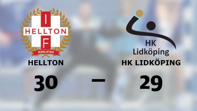 IF Hellton vann mot HK Lidköping