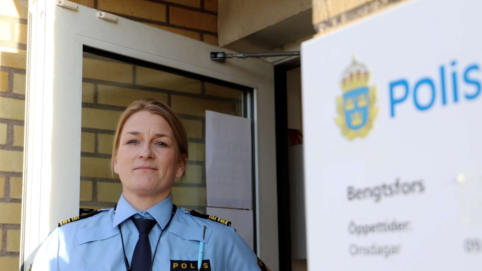 Jenny Wester är lokalpolisområdeschef Östra Fyrbodal.
