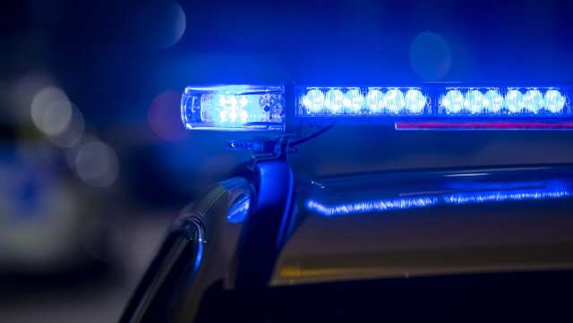 Två personer i 30-årsåldern har gripits och senare anhållits misstänkta för grovt vapenbrott i Skövde.