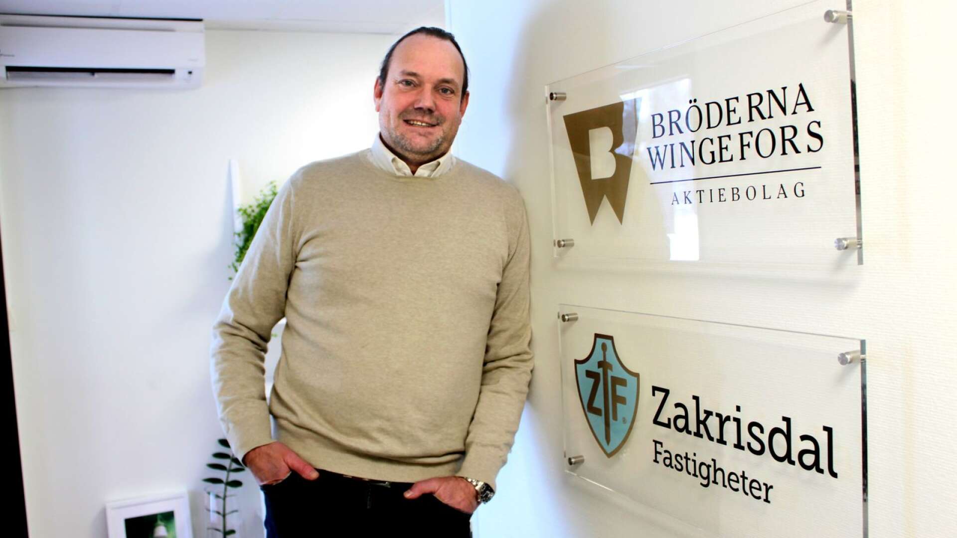 ”Vi har inte haft några bekymmer under pandemin. Det mesta i Karlstad och Karlskoga är uthyrt”, säger Kristian Wingefors, vd i Fastighetsbolaget Bröderna Wingefors i Karlstad.