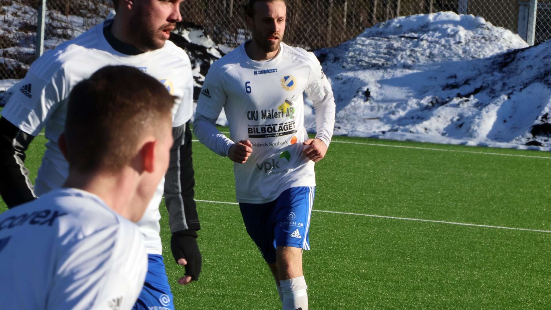 Kristoffer Jansson gjorde mål för Bäckefors IF.