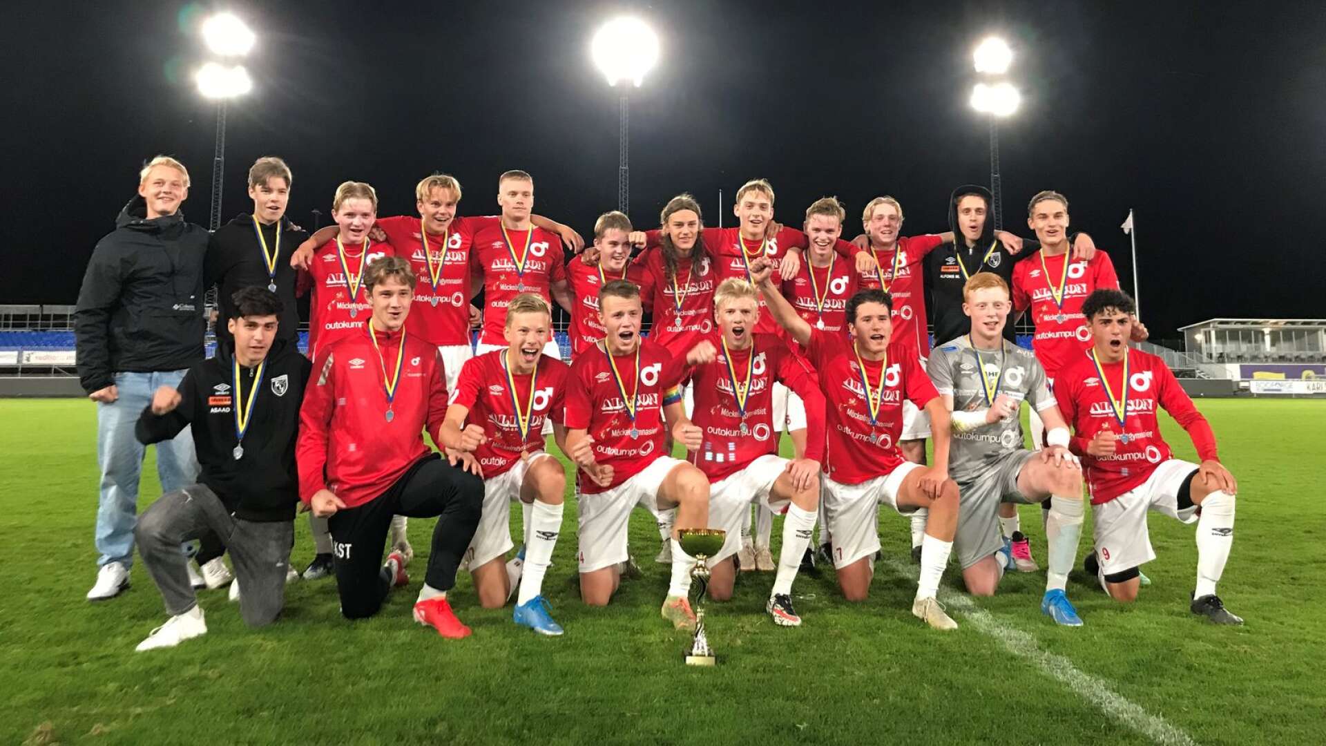 Degerfors IF P17 är DM-mästare för juniorer efter 6–4-segern mot Karlstad fotboll. 