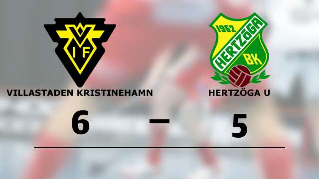Villastaden Kristinehamns IF IBF vann mot Hertzöga BK