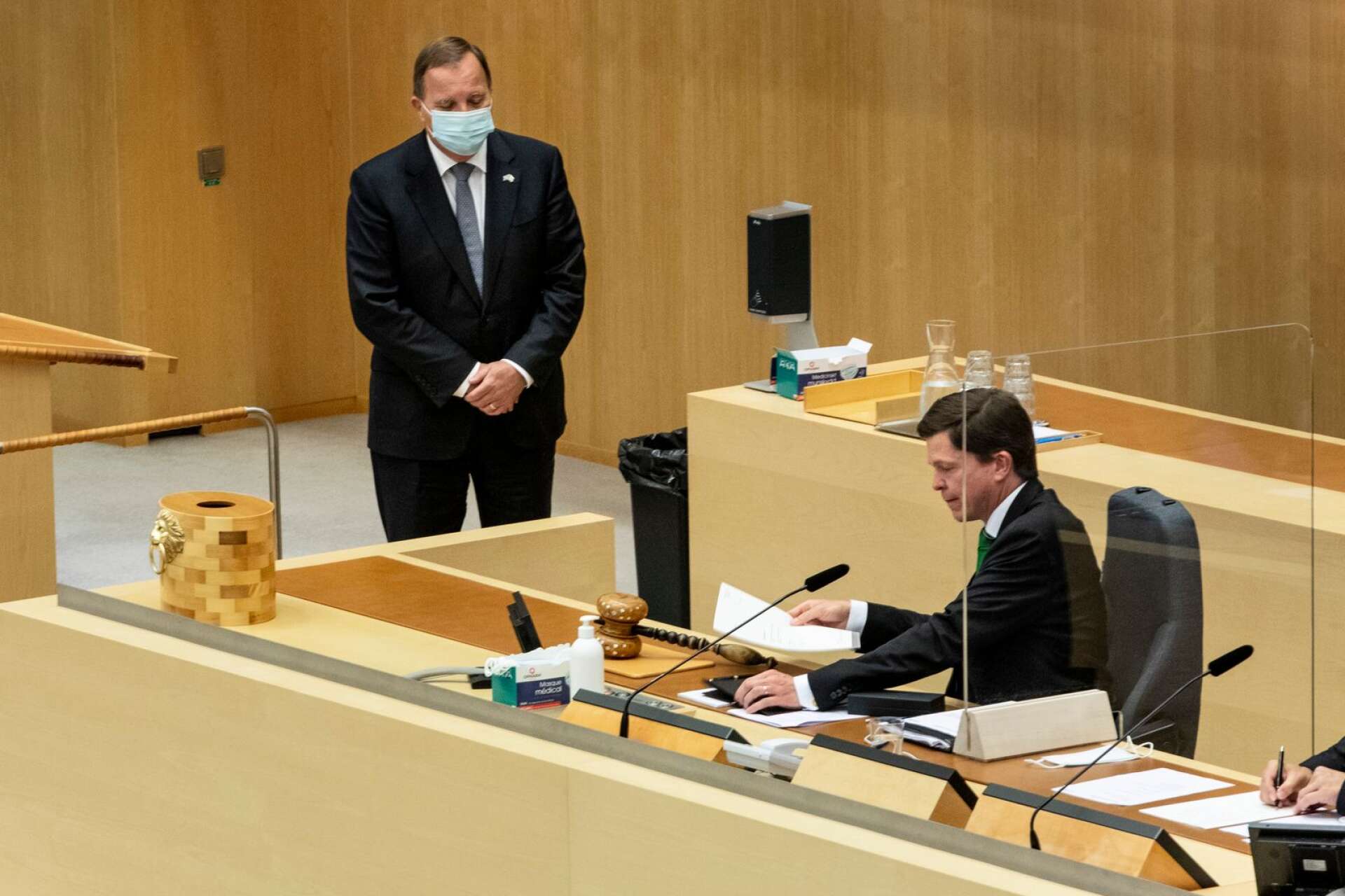 Riksdagen har återigen valt Socialdemokraternas partiledare Stefan Löfven till statsminister vid en omröstning den 7 juli. Talmannen ska räcka över statsministerförordnandet.