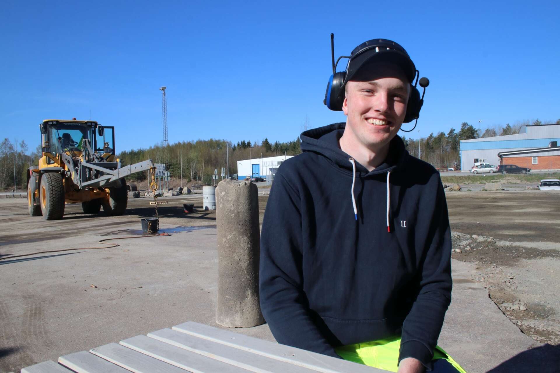 Emil Jarnlid från Tydje som gick sista året på fordonsprogrammet representerade Herrgårdsgymnasiet i yrkes-SM i Växjö.