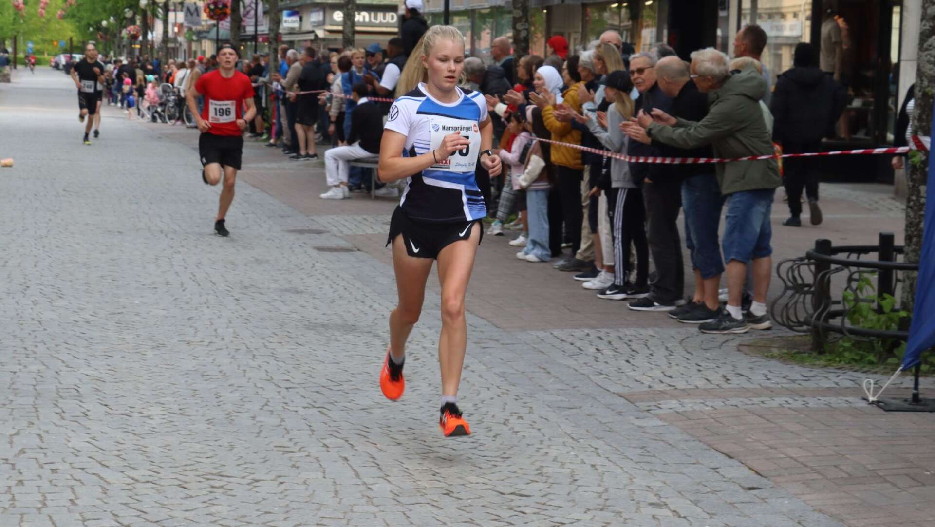 Anja Stolpe vann damklassen i Harsprånget i torsdags i Kristinehamn. 