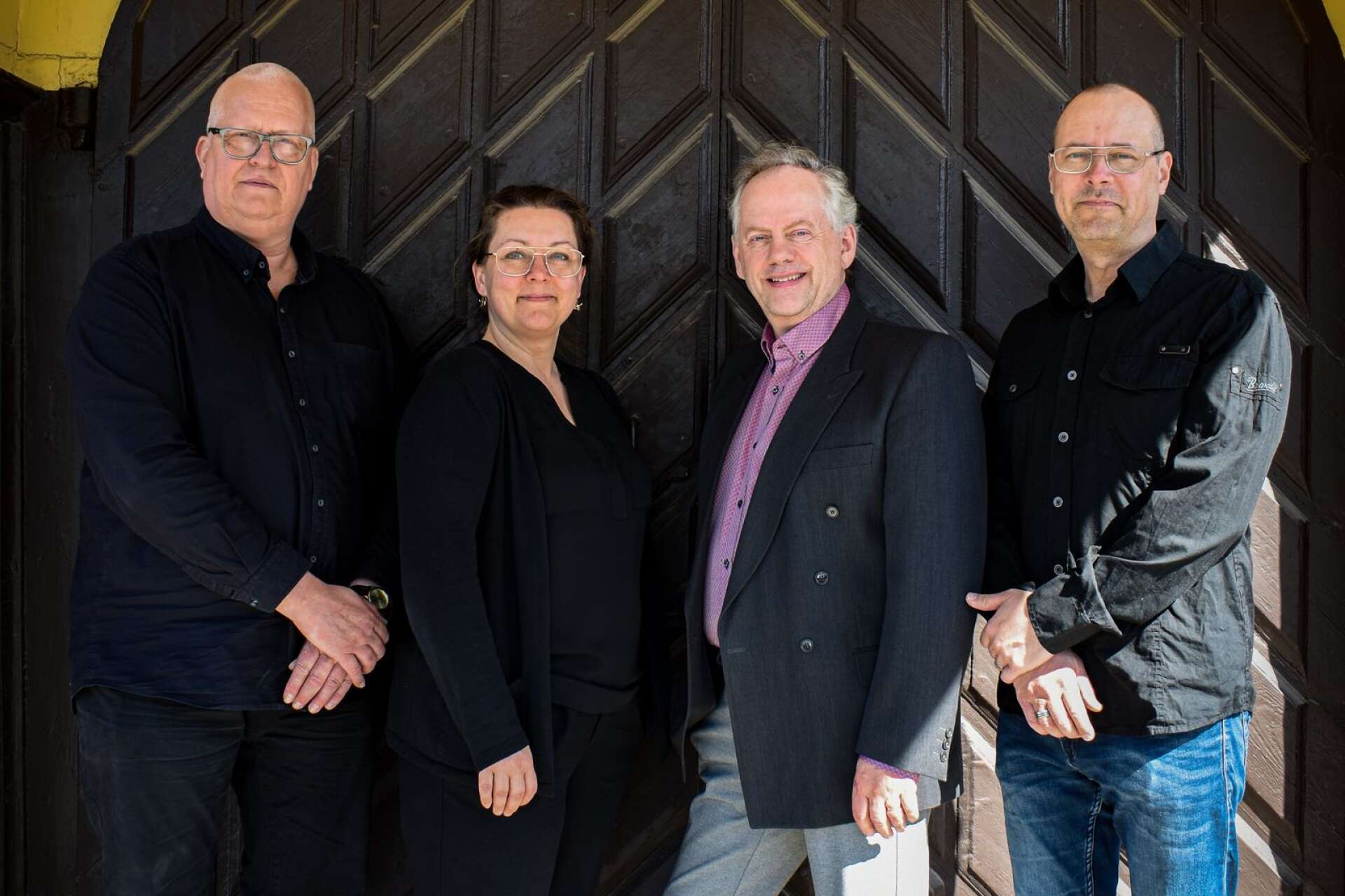 Sören Ågren, Malin Näsman, Kent Lundberg och Erik Näsman.