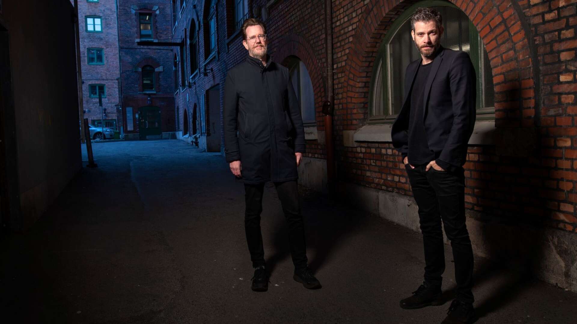 Författarduon Peter Mohlin och Peter Nyström kan vinna ett fint ljudbokspris i USA. 