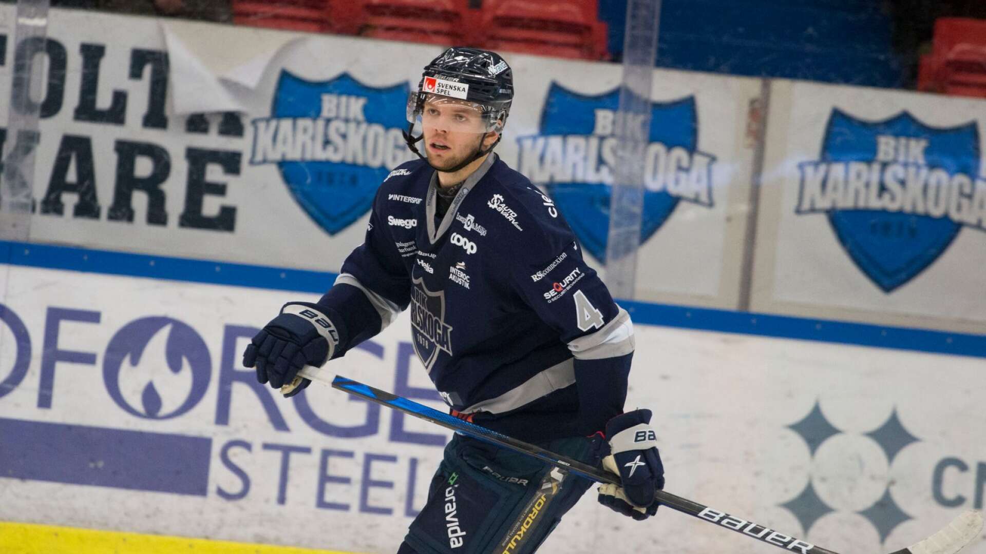 Alexander Leandersson och BIK Karlskoga går för tre poäng mot Kristianstad.