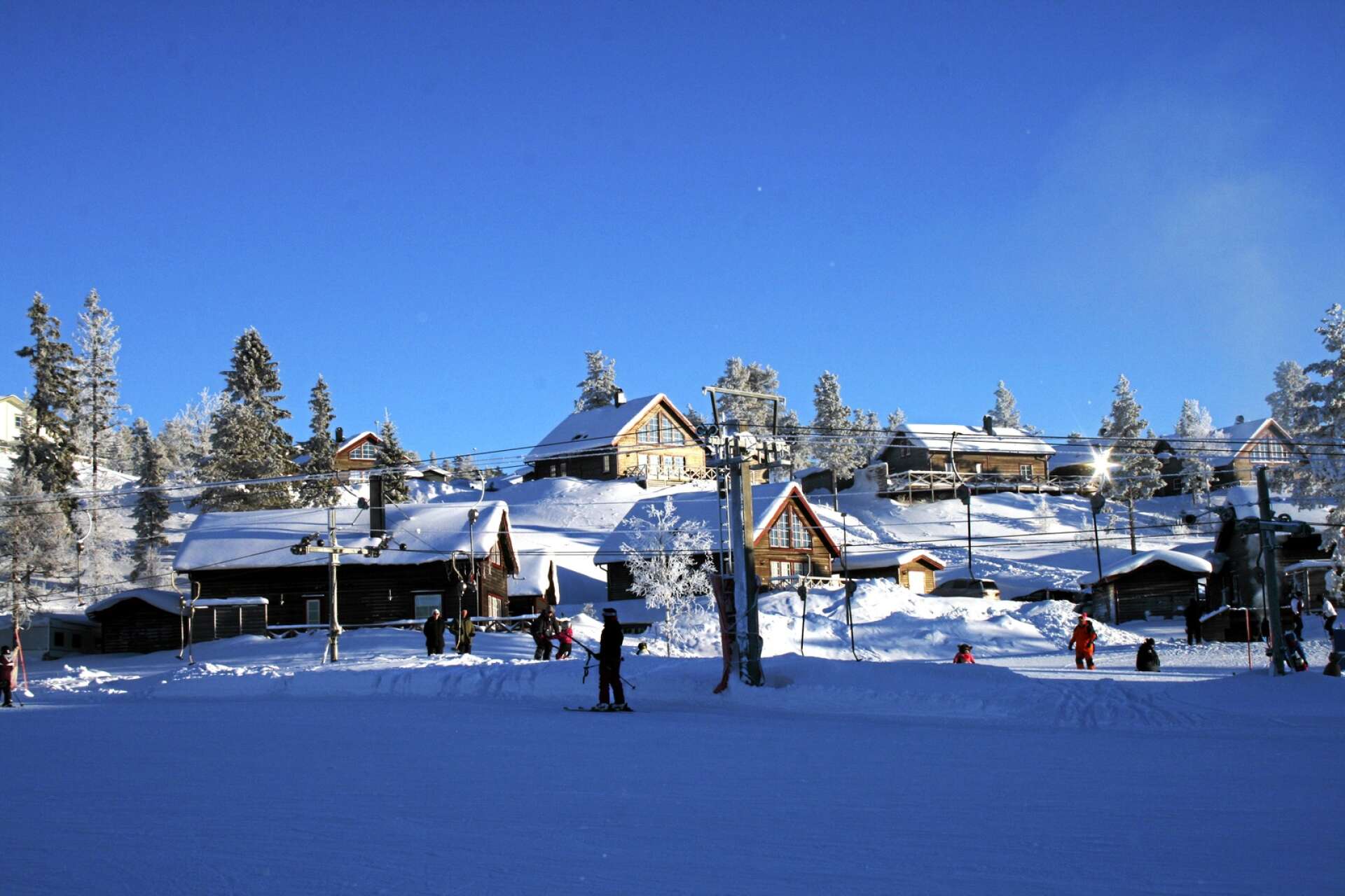 Vintersäsongen i Branäs är populär.