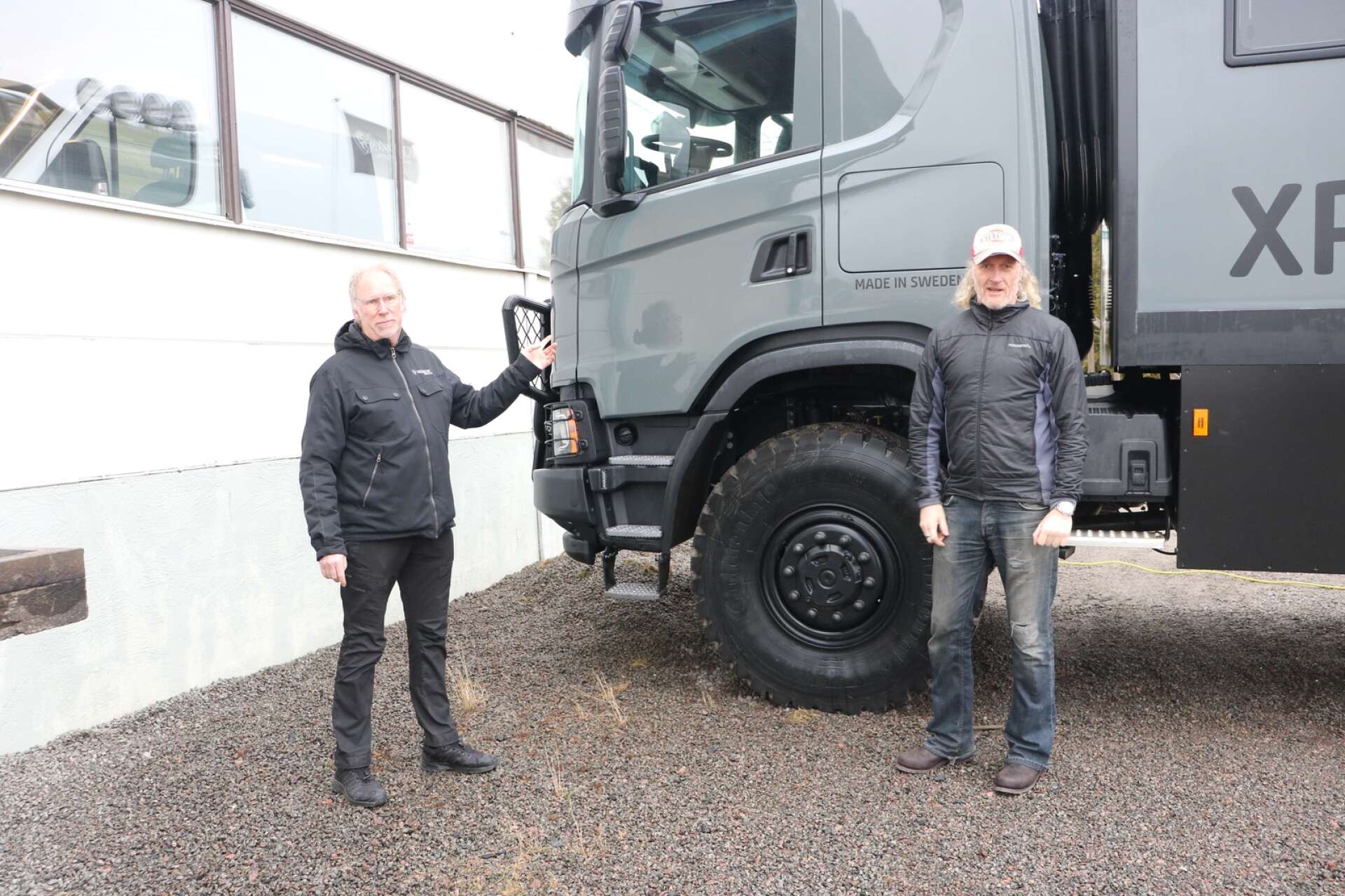 Stefan Tanskanen, vd på Nordic Husbilar och Danne Forslund, ägare av Expedition Trucks. 