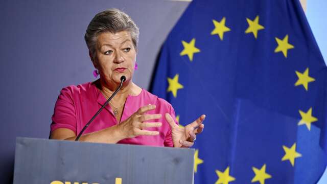 EU- kommissionären Ylva Johansson.