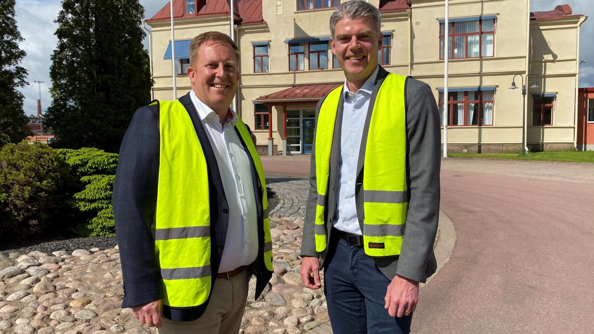 Uddeholms båda vd:ar Pär Emanuelsson och Johan Wiig.
