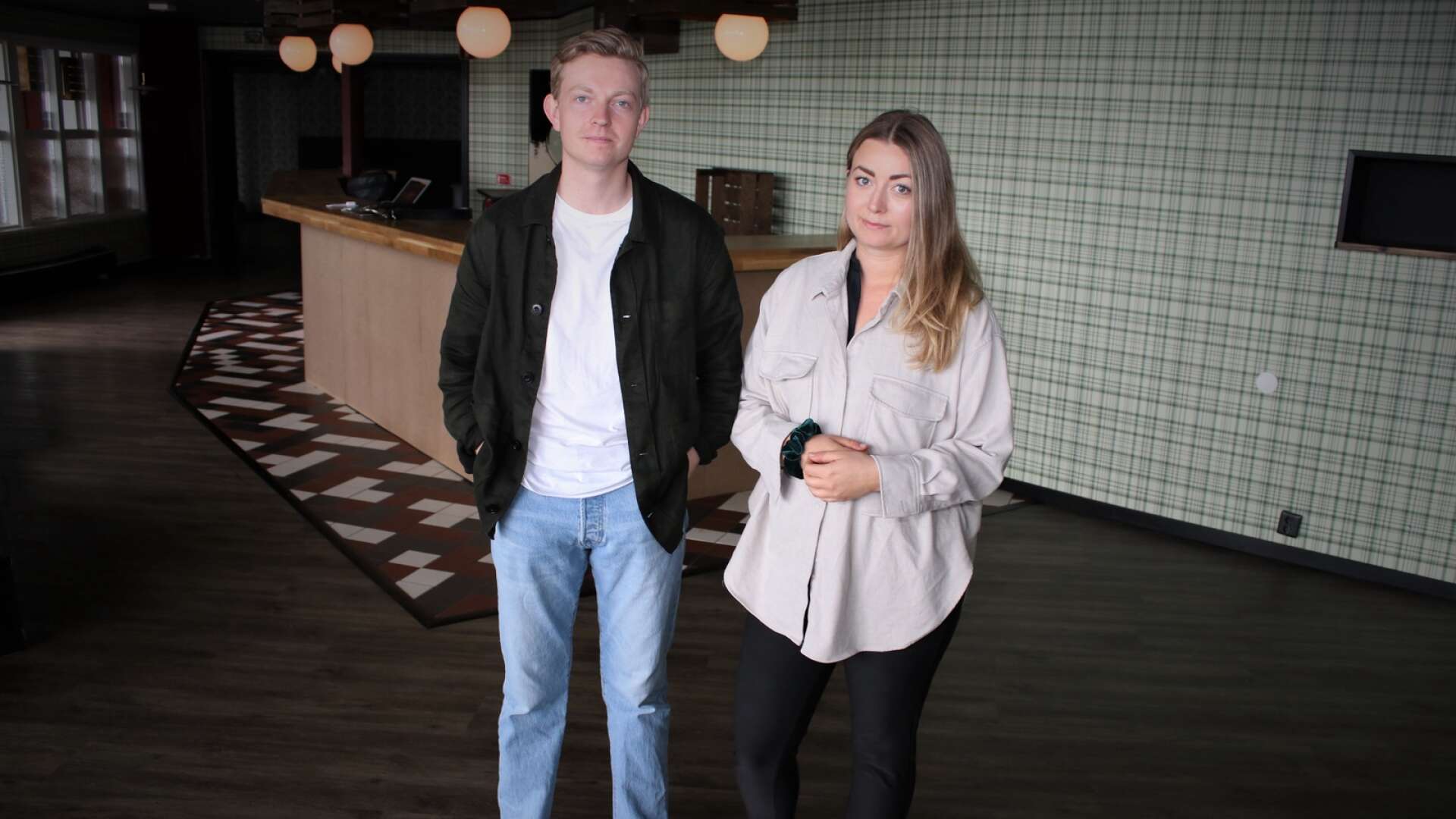 Markus Enocksson och Rebecca Svenhage kommer att driva den nya restaurangen parallellt med golfrestaurangen. 