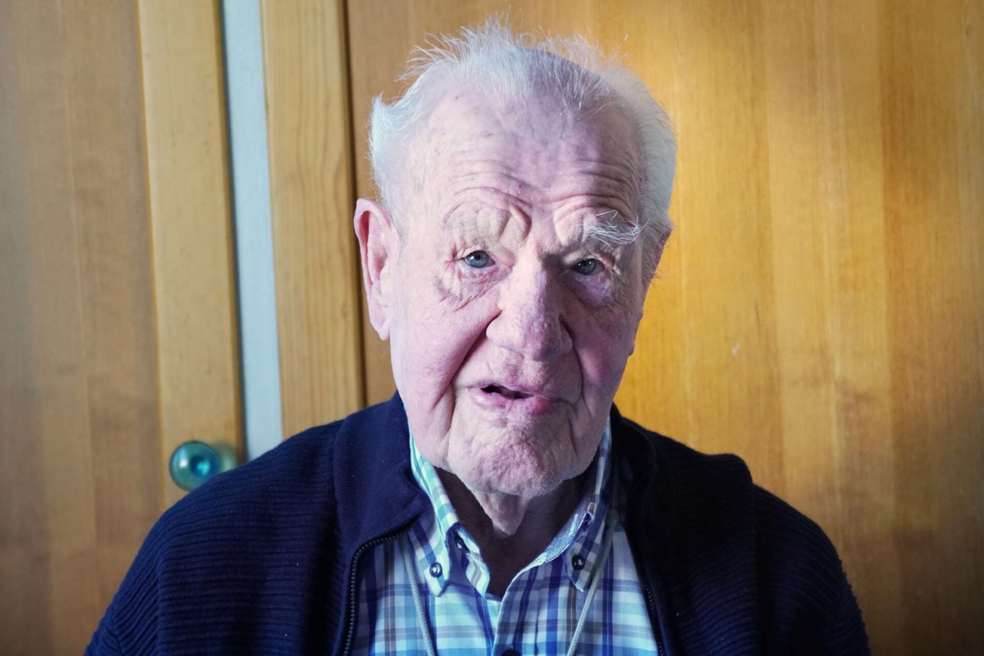 Georg, 101, är den äldsta brukaren som enhet Vik har. 