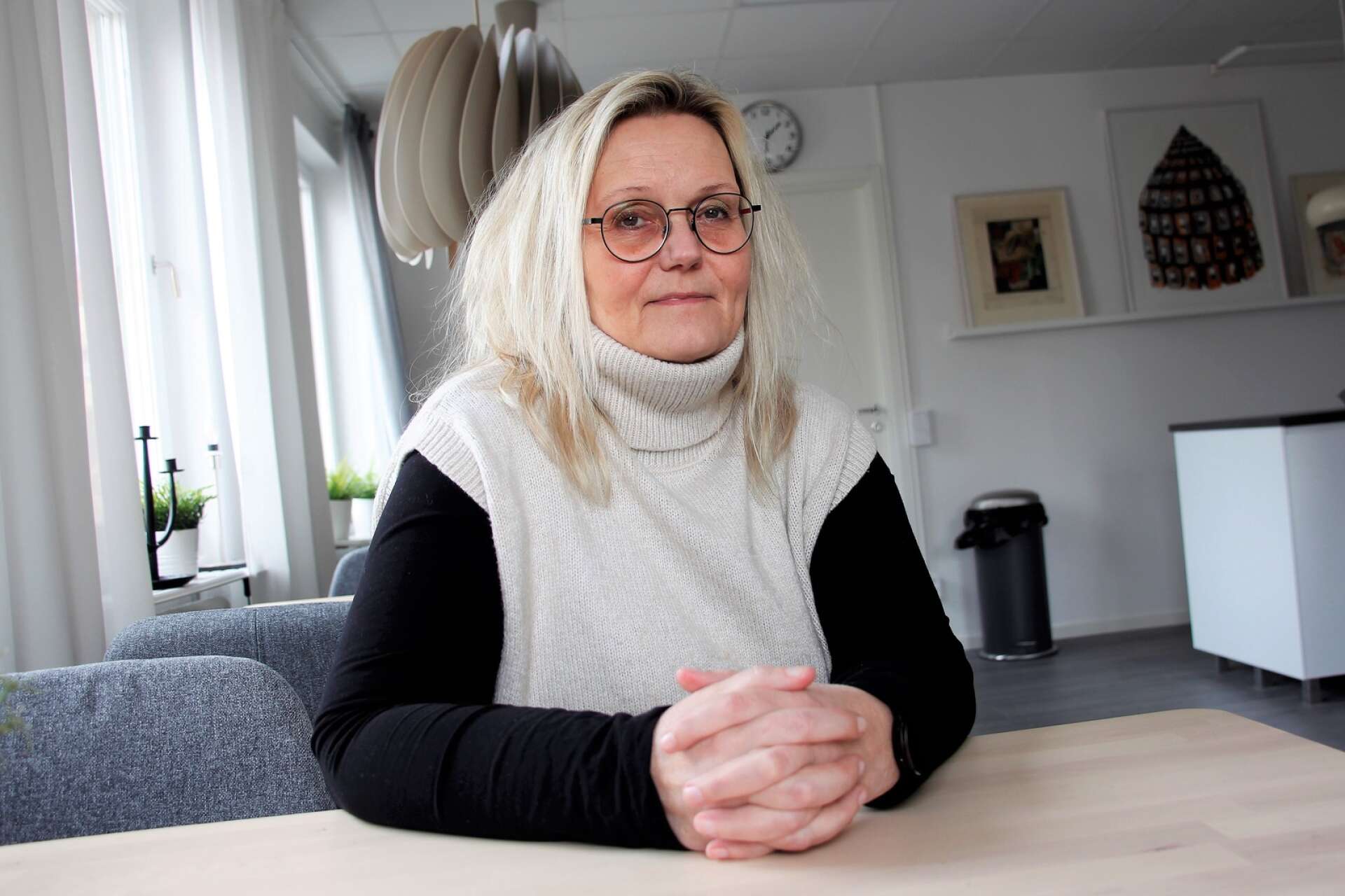 Ann-Katrin Hedgren, ordförande i fackförbundet Byggnads Värmland-Örebro.