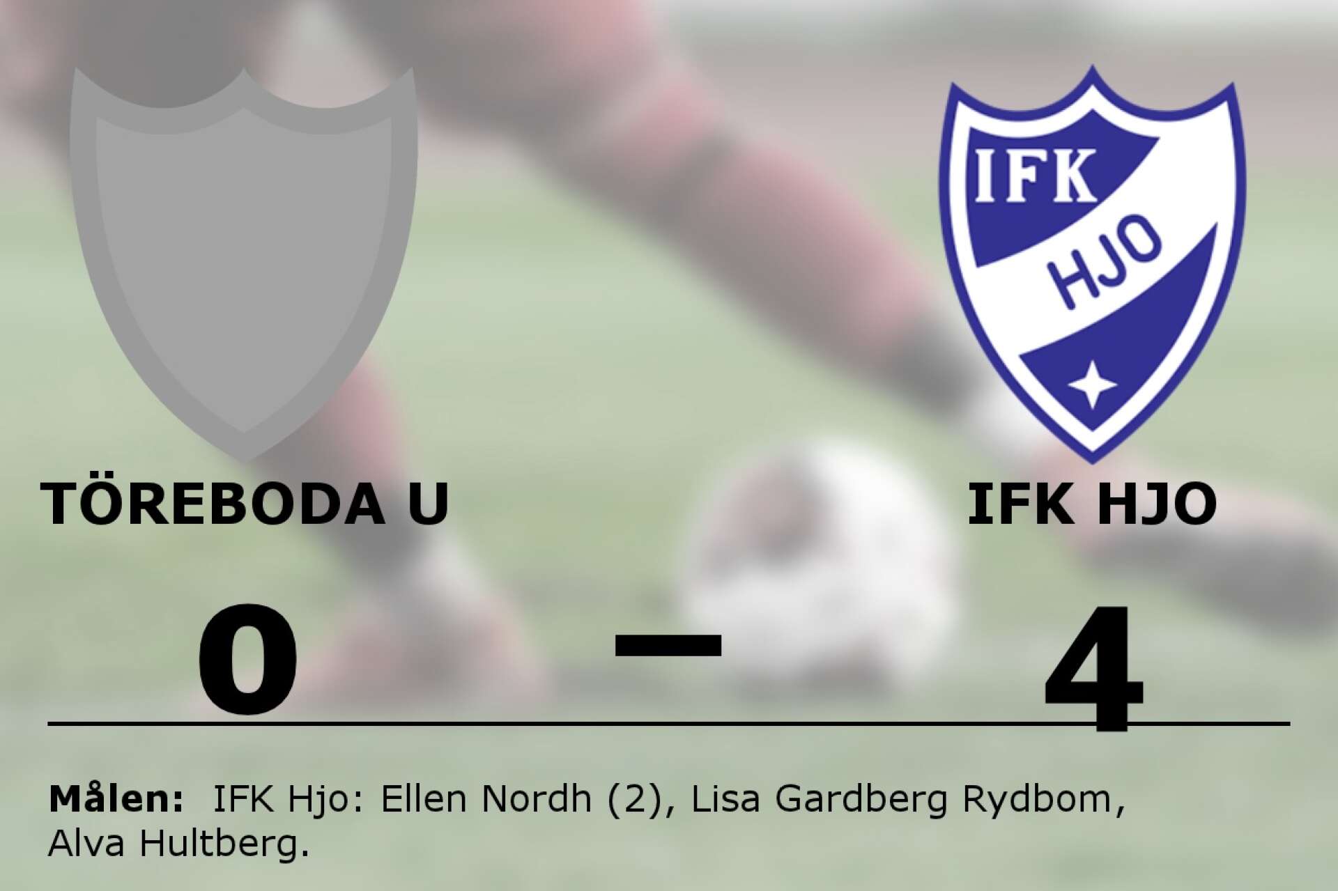 Töreboda IK U förlorade mot IFK Hjo