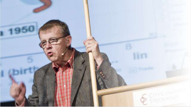 En gång blev Hans Rosling riktigt arg på mig.