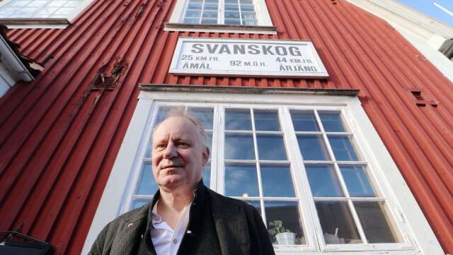 Stellan Skarsgård spelade in film i Svaneholm vid Svanskogs järnvägsstation förra hösten.