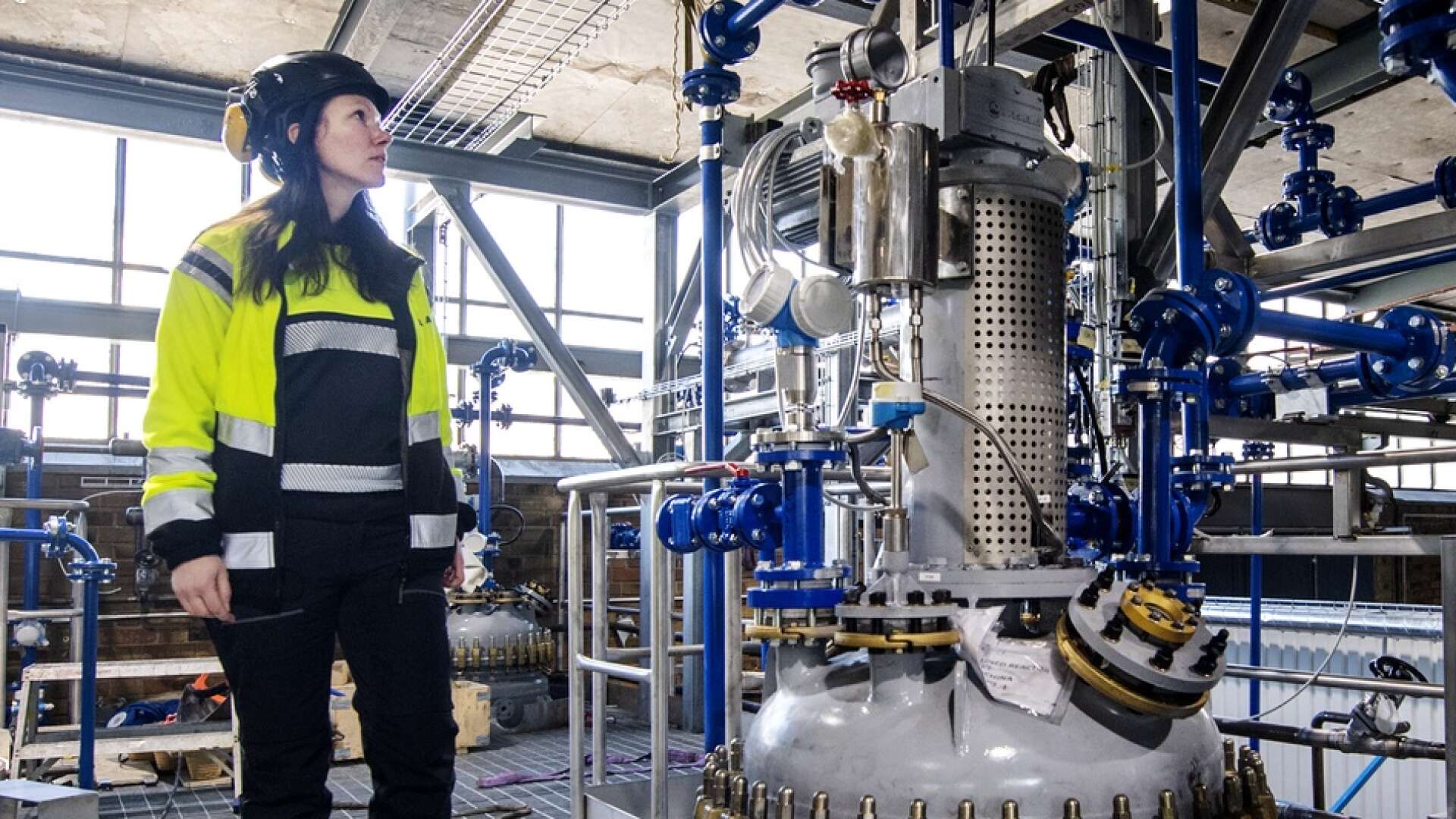 Lixeas unika process skiljer ut cellulosa och lignin från biomassa, förklarar Jennica Ivarsson.
