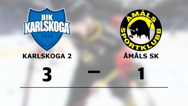 BIK Karlskoga Junior vann mot Åmåls SK