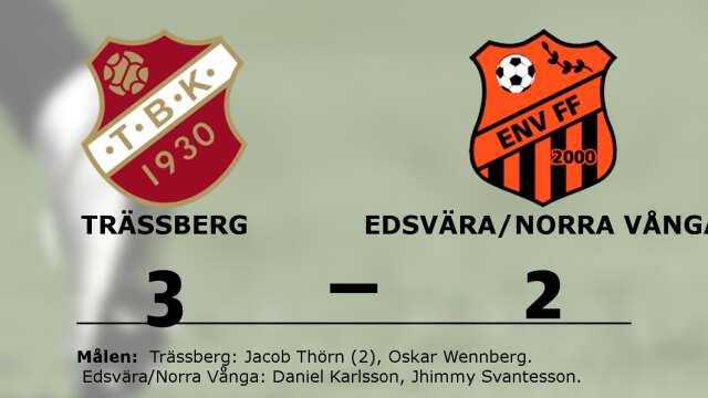 Trässbergs BK vann mot Edsvära/Norra Vånga FF