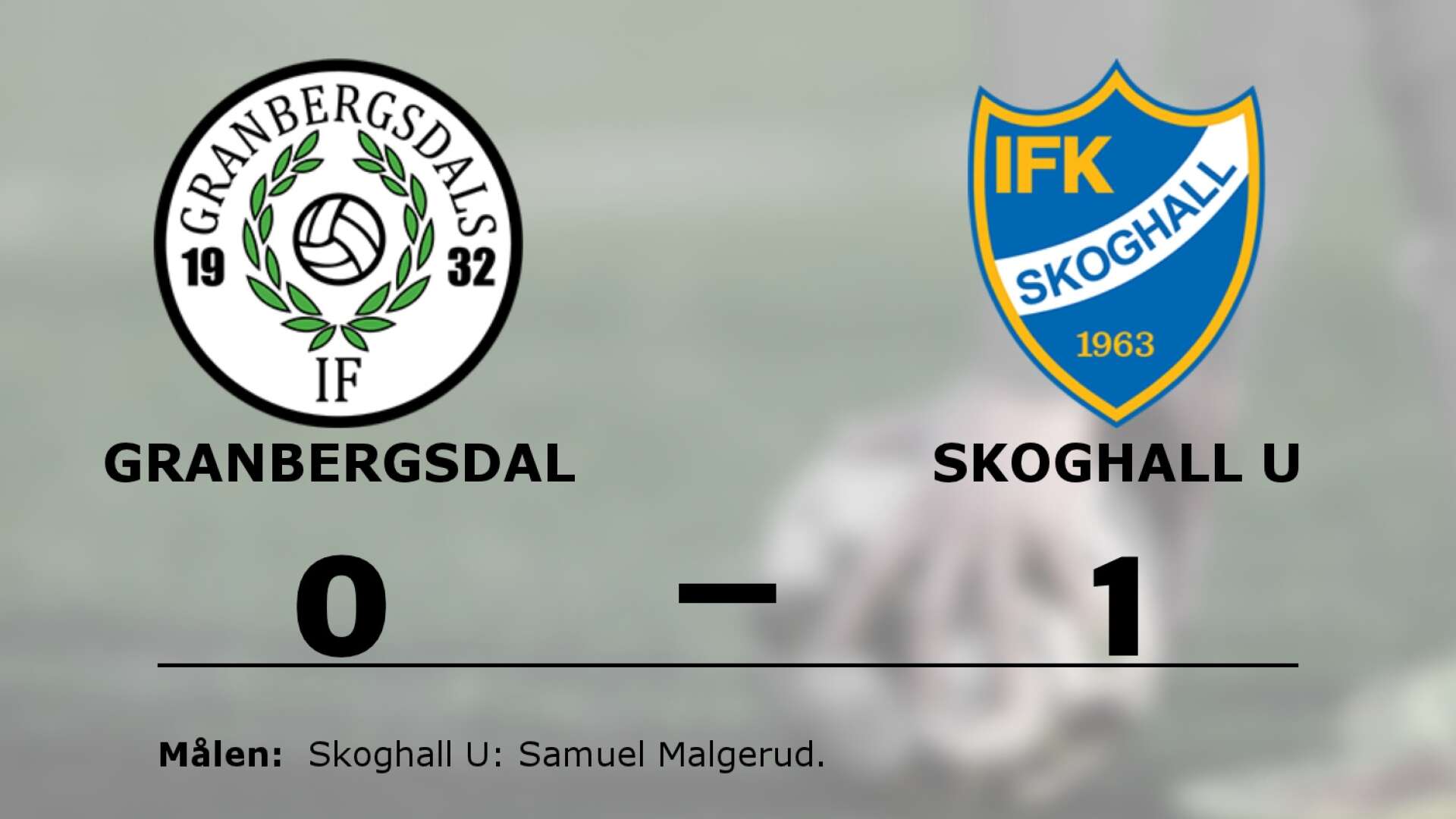 Granbergsdals IF förlorade mot IFK Skoghall