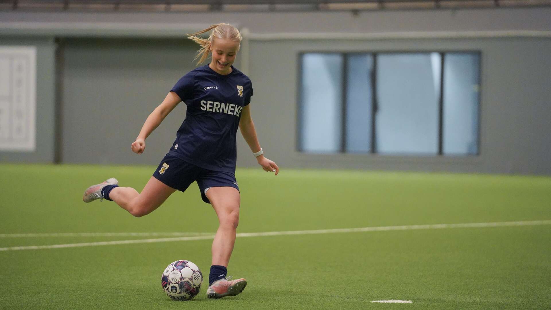 Ida Kjellman har varit med och tränat med IFK Göteborg sedan årsskiftet. I helgen spelar laget säsongens första träningsmatch, mot IF Elfsborg. 