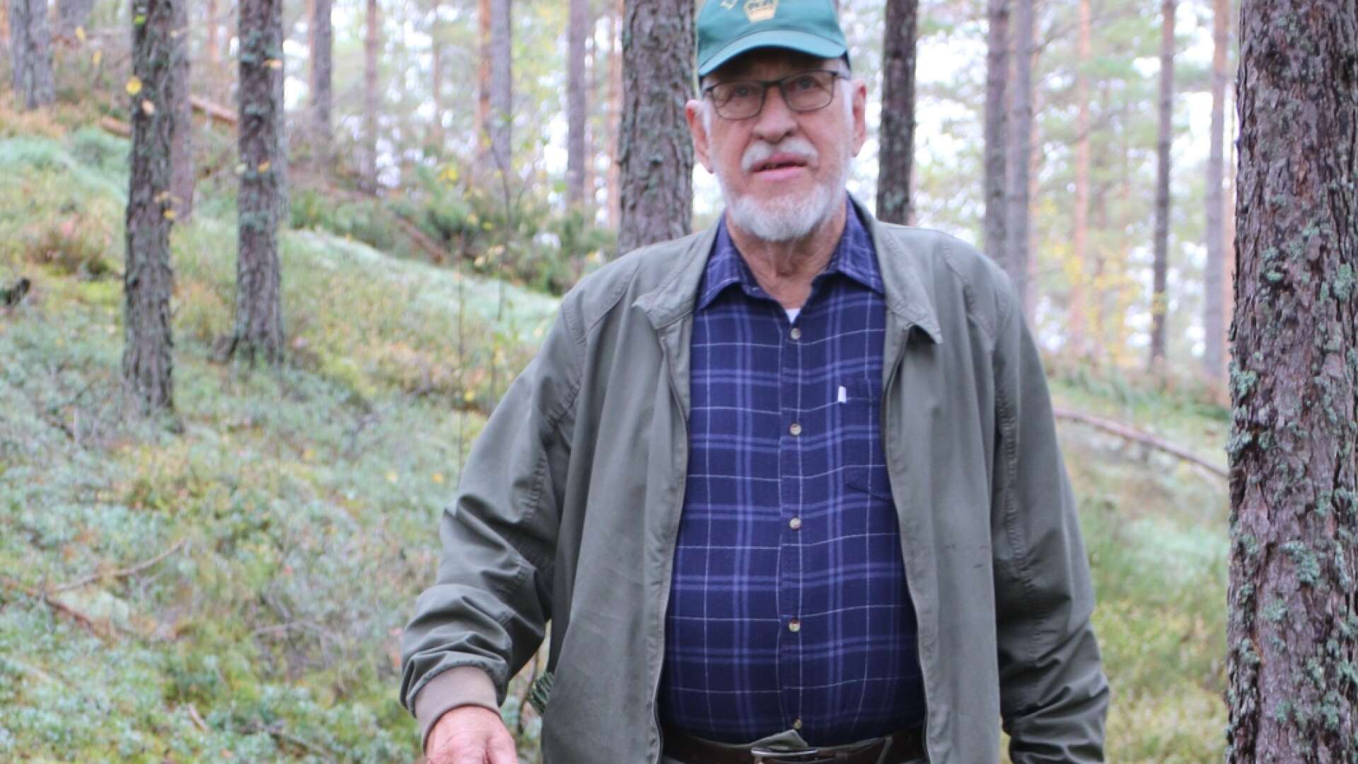 Lennart Svensson från Vuxenskolan Molkom har orkidédalen som en av många favoritplatser på Brattforsheden.