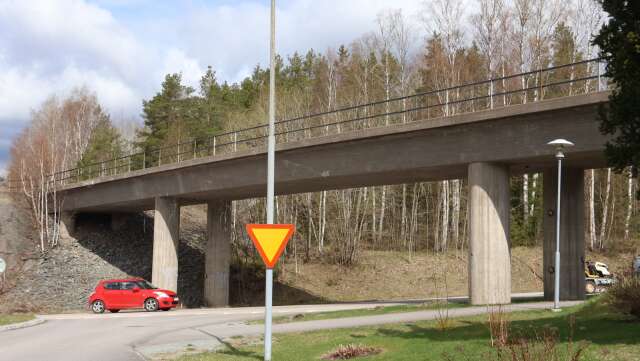 Järnvägsviadukten i Bengtsfors.