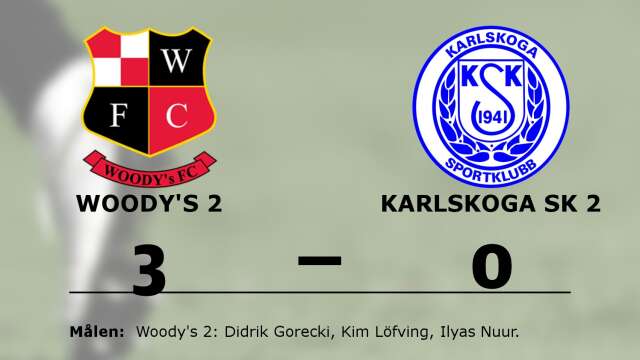 Woody's FC 2 vann mot Karlskoga SK